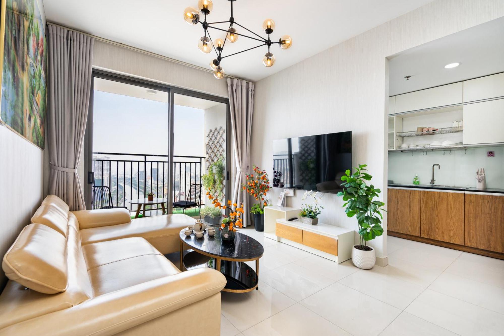 Double E Saigon Apartment In Rivergate Building Хошимин Экстерьер фото